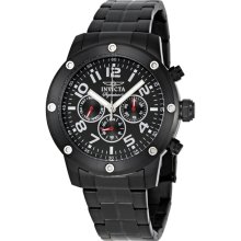 Invicta Signature II Black PVD Calendar Chrono Mens Watch 7328