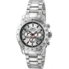 Invicta Speedway Silver Ceramic Dial Chronograph Inv5226