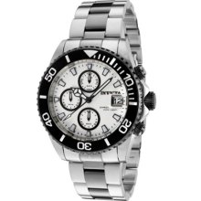Invicta Watches Men's Pro Diver Chronograph White/Luminous Dial Two To