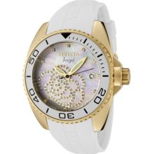 Invicta Women's 0488 Angel Cubic Zirconia Accented Polyurethane Watch $595