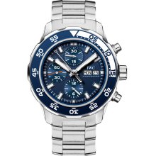 IWC Aquatimer Chronograph Automatic Blue Dial Mens Watch 3767-10