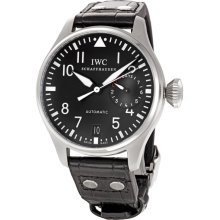 IWC Classic Pilot Big Steel Black Mens Watch IW500401