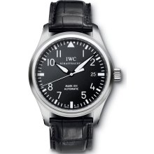 IWC Classic Pilot Mark XVI Steel Black Mens Watch 3255-01