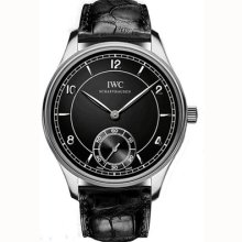 IWC Men's Portuguese Black Dial Watch IW544501