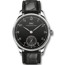 IWC Men's Portuguese Black Dial Watch W545404