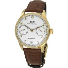 IWC Men's Portuguese White Dial Watch IW500101