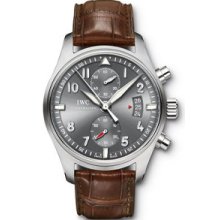 IWC Pilot's Spitfire Chronograph Steel Watch 3878-02