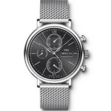 IWC Portofino Chronograph Steel Watch 3910-06