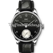 IWC Portuguese Hand-Wound Steel Watch 5454-07