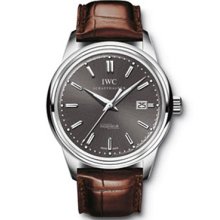 IWC Watches Ingenieur Automatic Dark Gray Dial Leather Alligator Men's