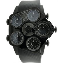 Jacob & Co Jumbo Grand JGR5-27 Black PVD 2.15ct Diamond Men's Watch
