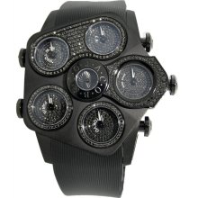 Jacob & Co Jumbo Grand JGR5-30 Black PVD 3.95ct Diamond Men's Watch