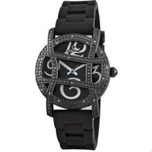 JBW Women's Olympia Diamond Accented Watch in Black