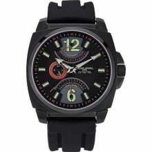 Jorg Gray JG1040-18 Men's Dual Time Display Black Dial Watch