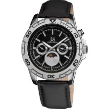 Joshua & Sons Men's Swiss Quartz Multifunction Strap Watch (J&S men's quartz strap watch)