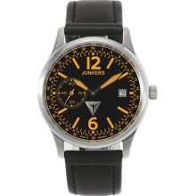 Junkers G-38 World Flight Records Hand Wind Titanium Watch 6238-5