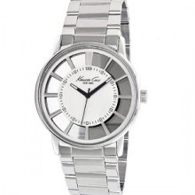 KC9103 Kenneth Cole Transparent Dial Stainless Steel Watch