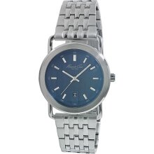 Kenneth Cole Men's Silvertone Blue Dial Watch