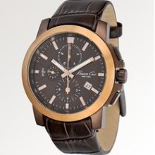 Kenneth Cole New York KC1884 Watch Men's - Brown-Rose Gold