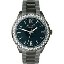 Kenneth Cole New York Steel Link Round Women's watch