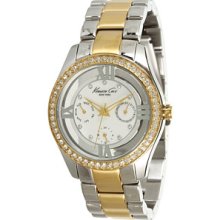 Kenneth Cole New York Transparent with Two-Tone Link Strap Women's