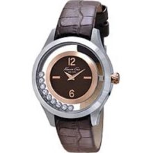 Kenneth Cole New York Straps Brown Dial Women's Watch