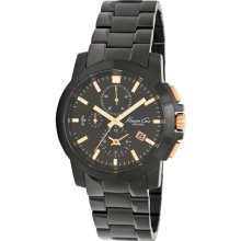 Kenneth Cole New York Chronograph Watch With Black Link Strap