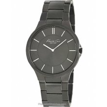 Kenneth Cole Slim Mens Watch Gunmetal Dial Gunmetal Case KC9109