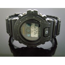 King Master 0.15CT diamond Shock Watch 6900 Black case