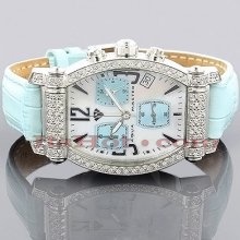 Ladies Aqua Master Diamond Watch 1.15ct