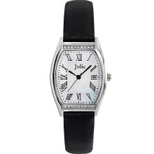 Ladies' Black and Silver Watch