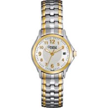 Ladies' Caravelle by Bulova Two-Tone Stainless Steel Expansion Watch