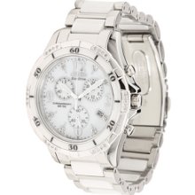 Ladies' Citizen Ceramic Chronograph Diamond Eco-Drive Watch