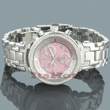 Ladies Diamond Watch 0.90ct Joe Rodeo Master Pink