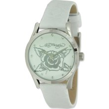 Ladies Ed Hardy Bliss White Watch