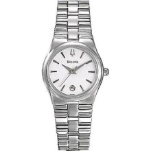 Ladies Essential Dress Watch by Bulova Stainless Steel 96M102