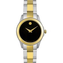 Ladies Junior Sport Two Tone Black Museum Timepiece