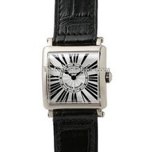 Ladies Medium Franck Muller Master Square Steel 6002LQZR Watch