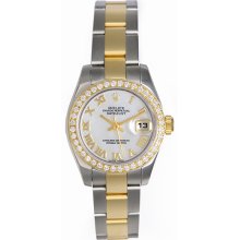 Ladies Rolex 2-tone Steel & Gold Datejust Watch 179173