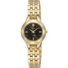 Ladies' Seiko Solar Gold-tone Stainless Steel Watch