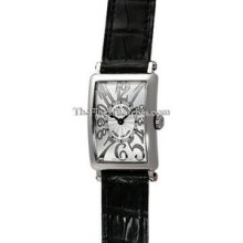 Ladies Small Franck Muller Long Island Steel 902QZREL Watch