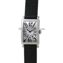 Ladies Small Franck Muller Long Island White Gold 902QZ Watch
