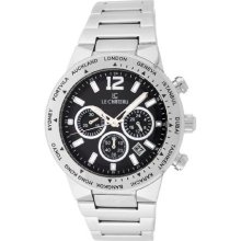 Le Chateau 5442M Blk Men'S 5442M Blk Cautiva Chronograph Stainless Steel Watch