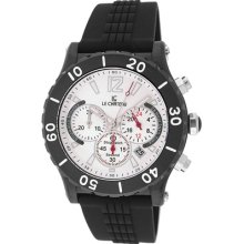 Le Chateau Sport Dinamica Black Ion Plated & Rubber Band Chrono M ...