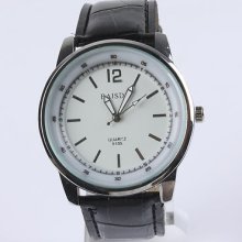 Leather Sport Casual Men's Lady Women Quartz Wrist Watch As Xmas Gift