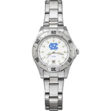 LogoArt College All-Pro Women's Watch Color: Chrome, Team: University of North Carolina