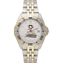 LogoArt NHL Men's All Star Bracelet Watch with Team Logo Dial