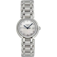 Longines Watch, Womens PrimaLuna Diamond Accent 23 ct. t.w. Stainless