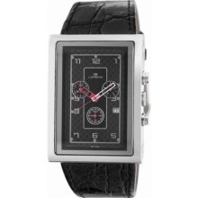 Lorenz Men's 025923AA TB7 Big Rectangular Chronograph Watch ...