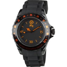 LRG Longitude Watch Black/Orange/Black, One Size